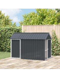 Gabbia per uccelli Antracite 215 x 112 x 141 cm Acciaio zincato