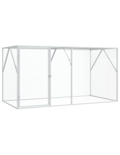 Gabbia per uccelli Antracite 208 x 102 x 108 cm Acciaio zincato