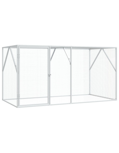 Gabbia per uccelli Antracite 208 x 102 x 108 cm Acciaio zincato