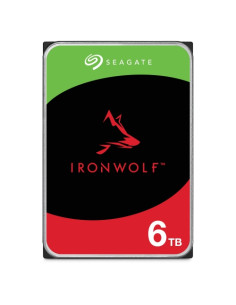 HD SEAGATE IRONWOLF SATA3 6TB 3.5" 5400 RPM  256mb cache 24x7 - NAS HDD - ST6000VN006 - Gar. 3 anni