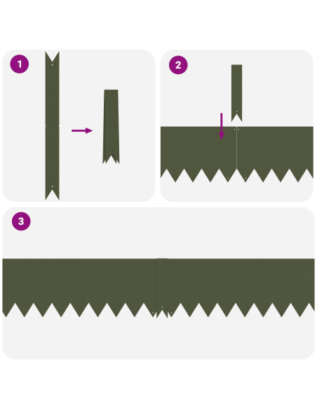 Bordura per Prato 20 pcs Verde oliva 100 x 0.05 x 20 cm