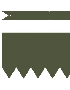 Bordura per Prato 30 pcs Verde oliva 100 x 0.05 x 20 cm