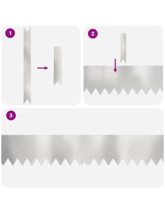 Bordura per Prato 10 pcs Argento 100 x 0.05 x 20 cm
