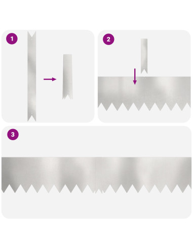 Bordura per Prato 30 pcs Argento 100 x 0.05 x 20 cm