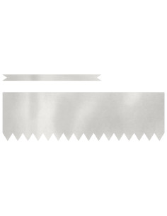 Bordura per Prato 20 pcs Argento 100 x 0.05 x 20 cm 2