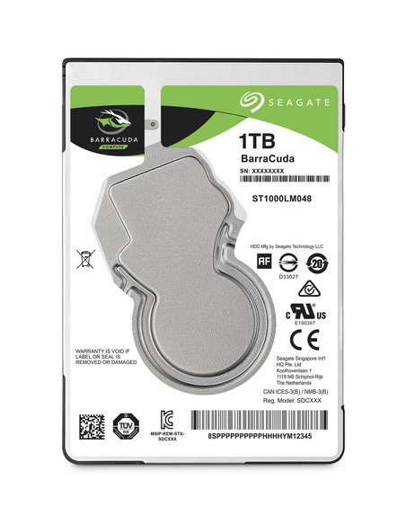 Seagate Barracuda 2.5" disco rigido interno 1 TB 5400 Giri/min 128 MB 2.5" Serial ATA III