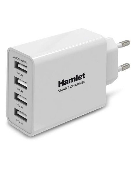 ALIMENTATORE PARETE 4X USB 5V 25W