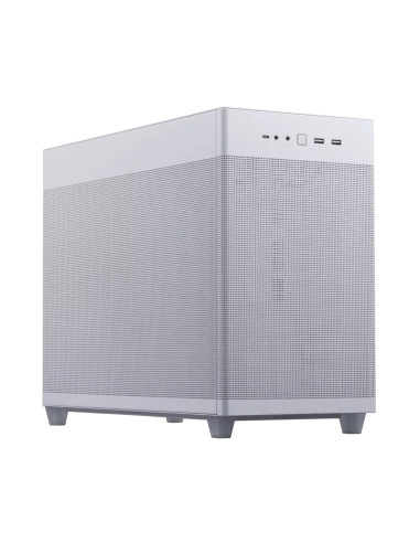 ASUS PRIME AP201 CASE TG WHITE Mini Tower Bianco