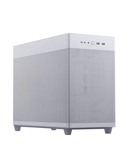 ASUS PRIME AP201 CASE TG WHITE Mini Tower Bianco