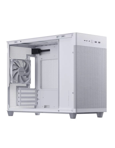 ASUS PRIME AP201 CASE TG WHITE Mini Tower Bianco
