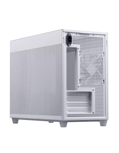ASUS PRIME AP201 CASE TG WHITE Mini Tower Bianco