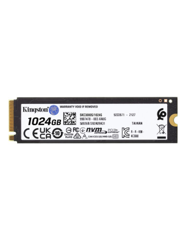 Kingston Technology 1024G KC3000 M.2 2280 NVMe SSD