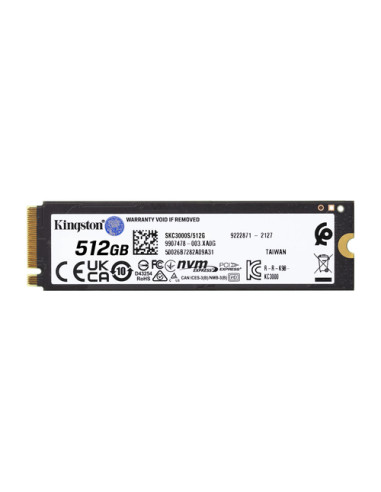 Kingston Technology 512G KC3000 M.2 2280 NVMe SSD