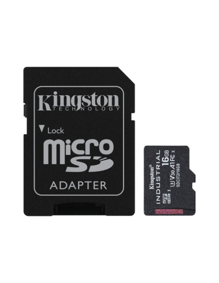 Kingston Technology Industrial 16 GB MicroSDHC UHS-I Classe 10
