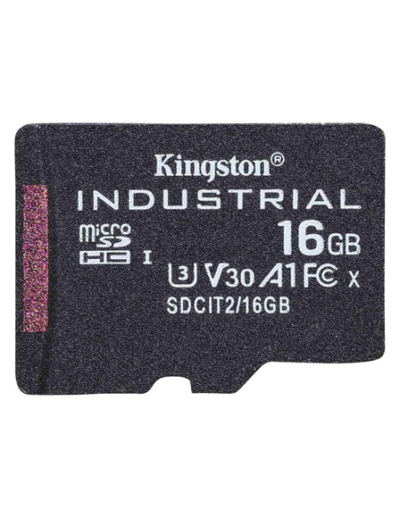 Kingston Technology Industrial 16 GB MicroSDHC UHS-I Classe 10