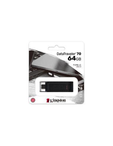 Kingston Technology DataTraveler 64GB USB-C 3.2 Gen 1 70