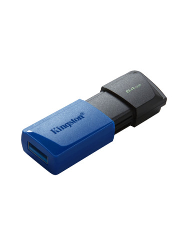 Kingston Technology DataTraveler 64GB USB3.2 Gen 1 Exodia M (Nero + Blu)