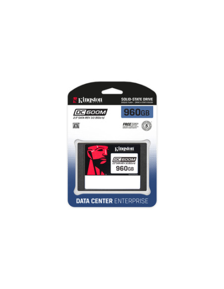 Kingston Technology Drive SSD SATA di classe enterprise DC600M (impiego misto) 2,5" 960G