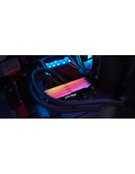 Kingston Technology FURY Beast 16GB 3200MT/s DDR4 CL16 DIMM 1Gx8 RGB
