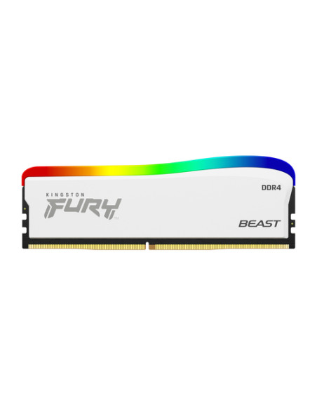 Kingston Technology FURY Beast 16GB 3200MT/s DDR4 CL16 DIMM bianco RGB SE