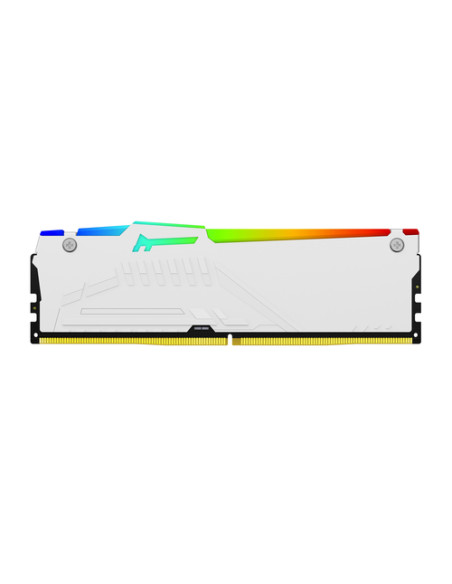 Kingston Technology FURY Beast 32GB 6000MT/s DDR5 CL30 DIMM (Kit da 2 moduli) White RGB EXPO