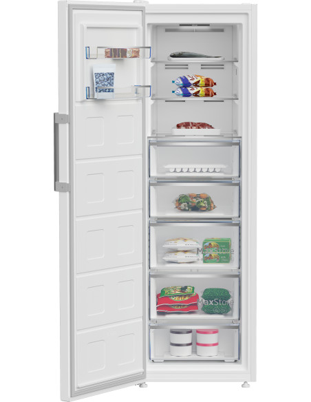 Beko B5RMFNE314W: Congelatore Verticale Beyond, Total No-Frost, 286 L, 59.5 cm