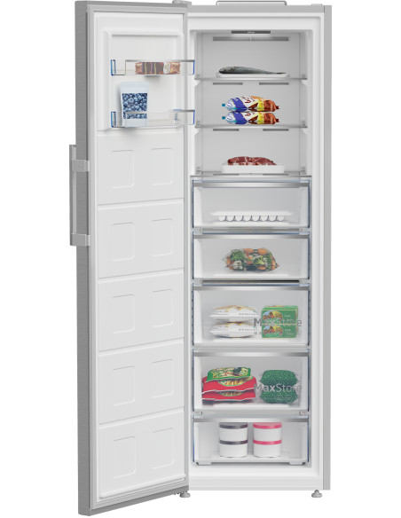 Beko B5RMFNE314X Congelatore verticale Libera installazione 286 L E Acciaio inox