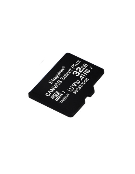 Kingston Technology Scheda micSDHC Canvas Select Plus 100R A1 C10 da 32GB + adattatore