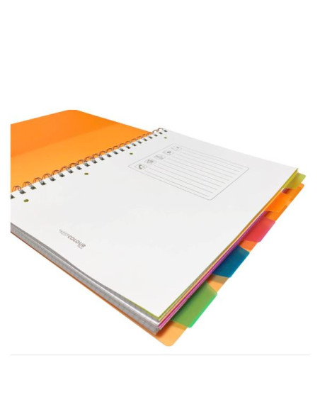 CF5 QUADERNO SPIRALATO FLUO A4  5MM