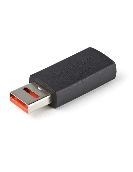 StarTech.com Adattatore USB maschio /femmina con ricarica sicura grazie al blocco dati - Caricatore USB tipo A con Data Blocker 