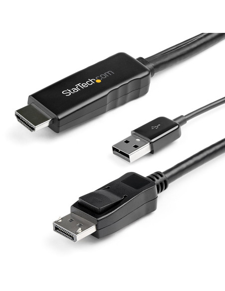 StarTech.com Cavo adattatore HDMI a DisplayPort da 2m - 4K 30Hz