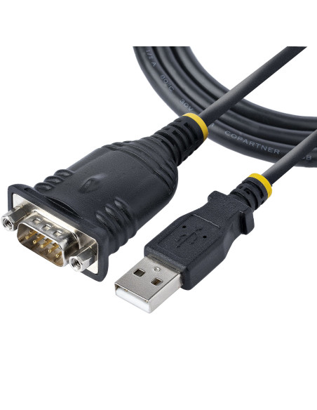 StarTech.com Cavo Adattatore USB a Seriale 1 m - Convertitore da USB a Seriale con Porta COM, Cavo USB Seriale RS232/DB9 Maschio