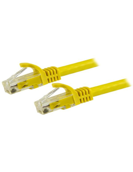 StarTech.com Cavo patch CAT6 1,5 m - Filo di rame al 100% - Connettore antistrappo - Giallo