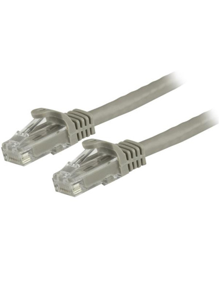 StarTech.com Cavo patch CAT6 1,5 m - Filo di rame al 100% - Connettore antistrappo - Grigio