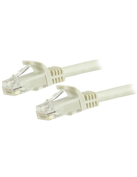 StarTech.com Cavo patch CAT6 da 7,5 m - Filo di rame al 100% - Connettore antistrappo - Bianco