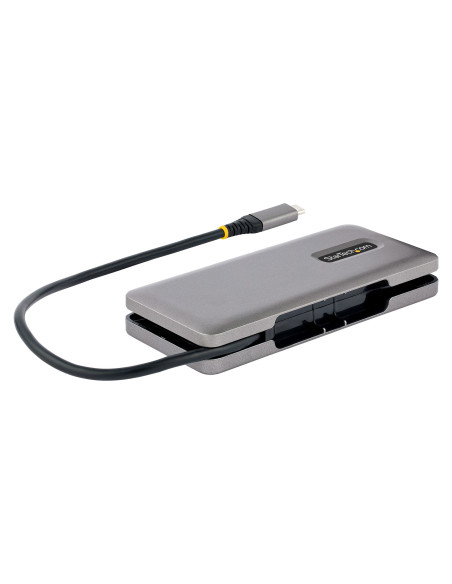 StarTech.com Hub USB-C a 4 porte - Multipresa USB Type-C Portatile con Power Delivery 100W Pass-Through - Ciabatta USB 3.1 10Gbp