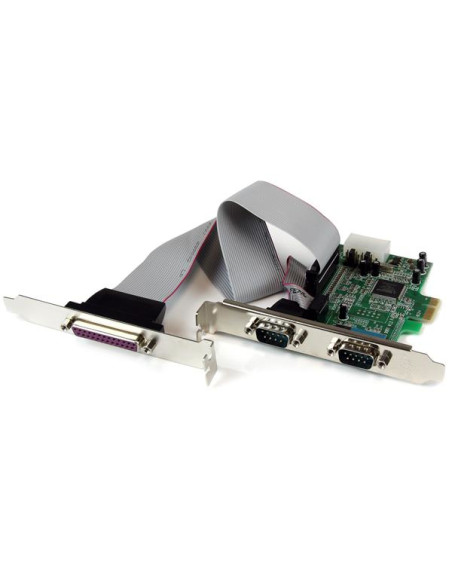 StarTech.com Scheda combo seriale/parallela PCI Express nativa 2S1P con 16550 UART