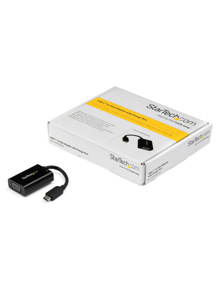 StarTech.com Adattatore da USB-C a VGA con alimentazione - 1080p Convertitore video USB Type-C a monitor VGA con porta di ricari