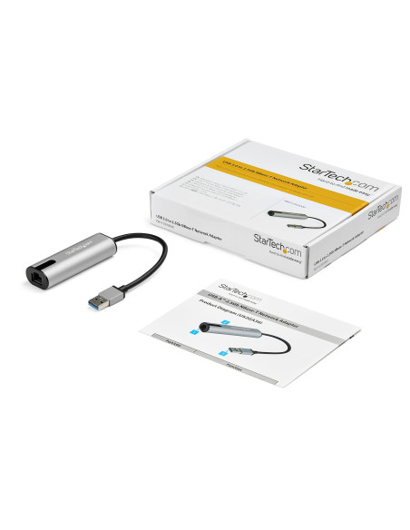 StarTech.com Adattatore Ethernet USB 3.0 Tipo A - Adattatore di rete USB 3.1 a RJ45/LAN Multivelocità 2.5 GbE /1 GbE - Converti