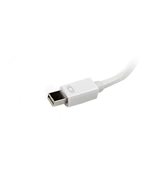 StarTech.com Adattatore Mini DisplayPort a HDMI, DVI & VGA - Convertitore mDP per macbook 3 in 1 - bianco