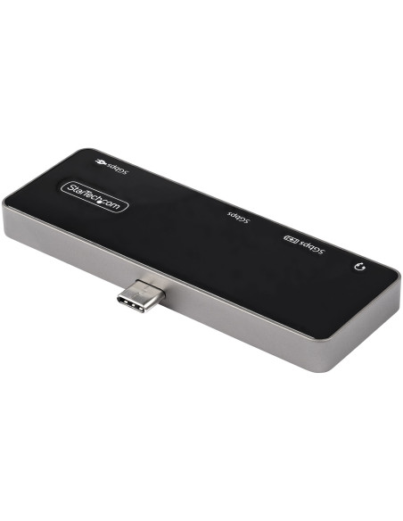 StarTech.com Adattatore Multiporta USB C a HDMI 4K 60Hz, Hub USB 3.0 a 3 porte, HDMI 2.0 Audio - USB-C Mini Docking station con 