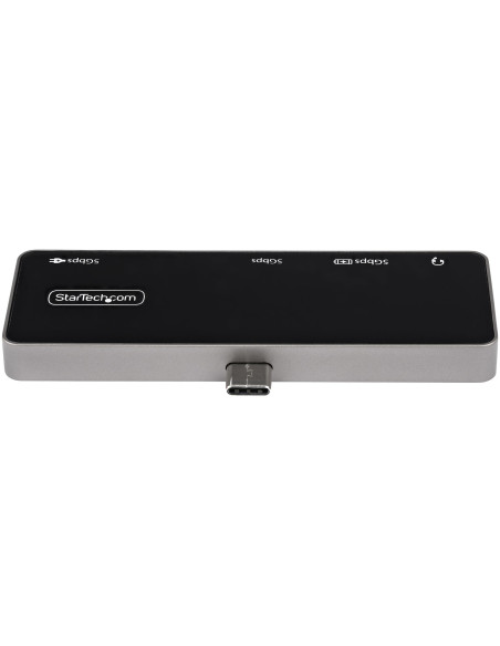 StarTech.com Adattatore Multiporta USB C a HDMI 4K 60Hz, Hub USB 3.0 a 3 porte, HDMI 2.0 Audio - USB-C Mini Docking station con 