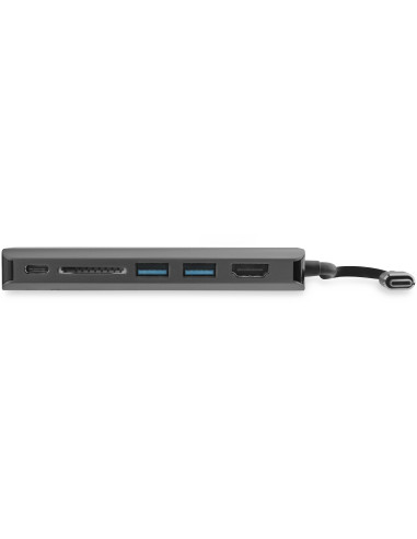 StarTech.com Adattatore multiporta USB-C - Dock da viaggio USB tipo C a HDMI 4K, 3x USB 3.0 hub, SD / SDHC, GbE, pass-through PD