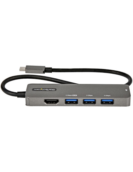 StarTech.com Adattatore Multiporta USB-C - Mini Docking station da USB-C a HDMI 4K 60Hz (HDR10) con Pass-Through Power Delivery 