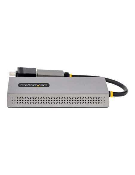 StarTech.com Adattatore USB 3.0 a HDMI, Scheda Video Esterna USB 3.0 a Doppio HDMI (1x 4K30Hz/1x 1080p), Cavo da 11cm integrato 