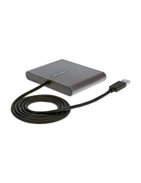 StarTech.com Adattatore USB-A a HDMI 1080p 60 Hz a 4 porte - Convertitore USB tipo A a HDMI - Multi Monitor Dongle Adapter - Ada