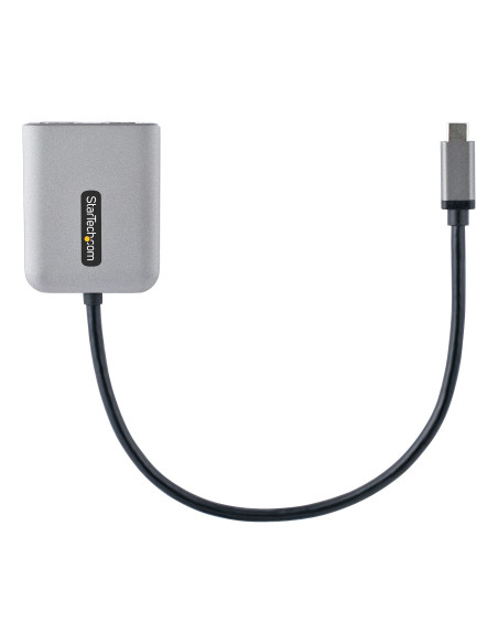 StarTech.com Adattatore USB-C HDMI - Hub USB C MST a Doppio HDMI 4K 60Hz - Convertitore USB Type-C a Multi Monitor HDMI per Note