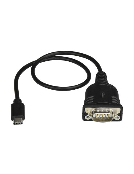 StarTech.com Cavo adattatore da USB C a seriale da 40cm - Cavo convertitore da USB tipo C a RS232 (DB9) - Cavo seriale USB type 