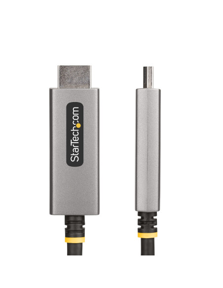 StarTech.com Cavo adattatore DisplayPort HDMI da 2 m, 8K 60Hz, 4K 144Hz, HDR10, Convertitore video attivo da DisplayPort 1.4 a H