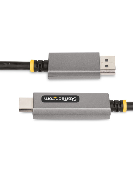 StarTech.com Cavo adattatore DisplayPort HDMI da 2 m, 8K 60Hz, 4K 144Hz, HDR10, Convertitore video attivo da DisplayPort 1.4 a H